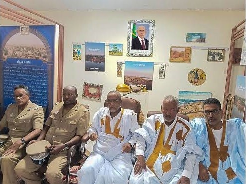 الأمين العام لوزارة الثقافة يتسلم القرية التراثية بمدينة وادان من طرف رئيس هيئة التراث الموريتانية
