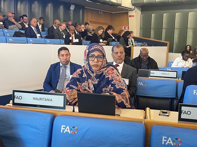 مفوضة الأمن الغذائي فاطمة بنت خطري تستعرض مقاربة موريتانيا في مواجهة أزمات الغذاء وتعزيز صمود اللاجئين