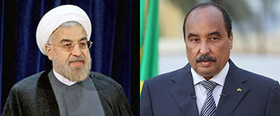 الرئيس الموريتاني والإيراني