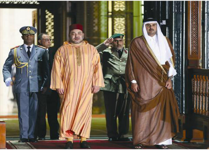 ملك المغرب يصل قطر