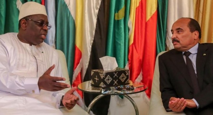 الرئيس السنغالي ونظيره الموريتاني
