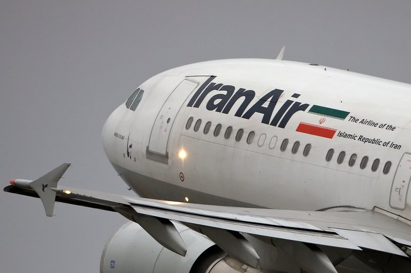 سقوط طائرة ايرانية