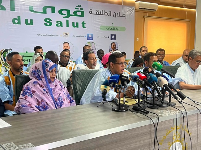 الإعلان عن تأسيس تحالف سياسي معارض جديد باسم "قوى الإنقاذ"في موريتانيا