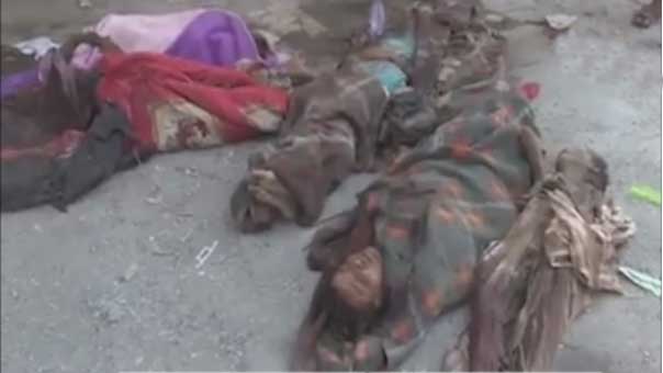 مجزرة جديدة بشعة ضد الأطفال والنساء في اليمن