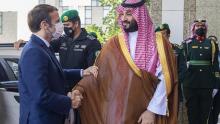 محمد-بن-سلمان-وماكرون