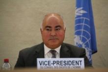 مؤيد صالح ممثل العراق الدائم لجمهورية العراق لدى مكتب الامم المتحدة في جنيف